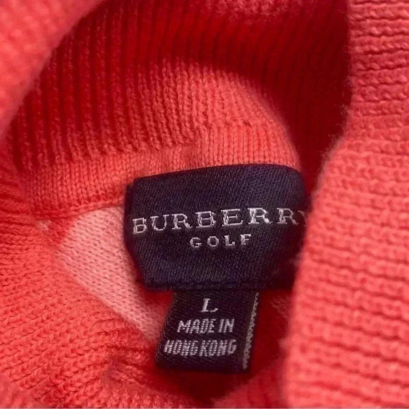 Burberry golf novacheck turtleneck tank top sweater size large sleeveless - Picture 8 of 9
